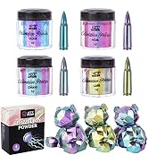 LET'S RESIN Chameleon Powder, Chameleon Mica Powder for Epoxy Resin, Pearl Pigment Powder for Pai...