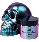 LET'S RESIN Mica Powder, 30g Color Shift Mica Powder for Epoxy Resin/Tumbler, Galaxy Chrome Powde...