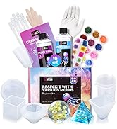 LET'S RESIN 16OZ Resin Molds Silicone Kit Complete Set Bundle with Sphere, Pyramid Molds, Resin E...