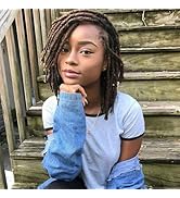 HANNE Short Dreadlock Wig Short Faux Locs Twist Wigs for Black Women and Men Afro Curly Synthetic...