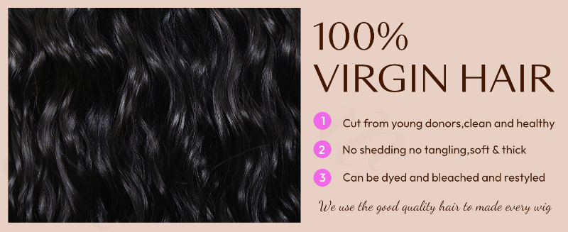 unice water wave half wigs human hair for women glueless curly human hair wig wear go headband wigs