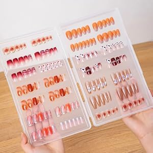 summer glue on nails spring fake nails for women girls