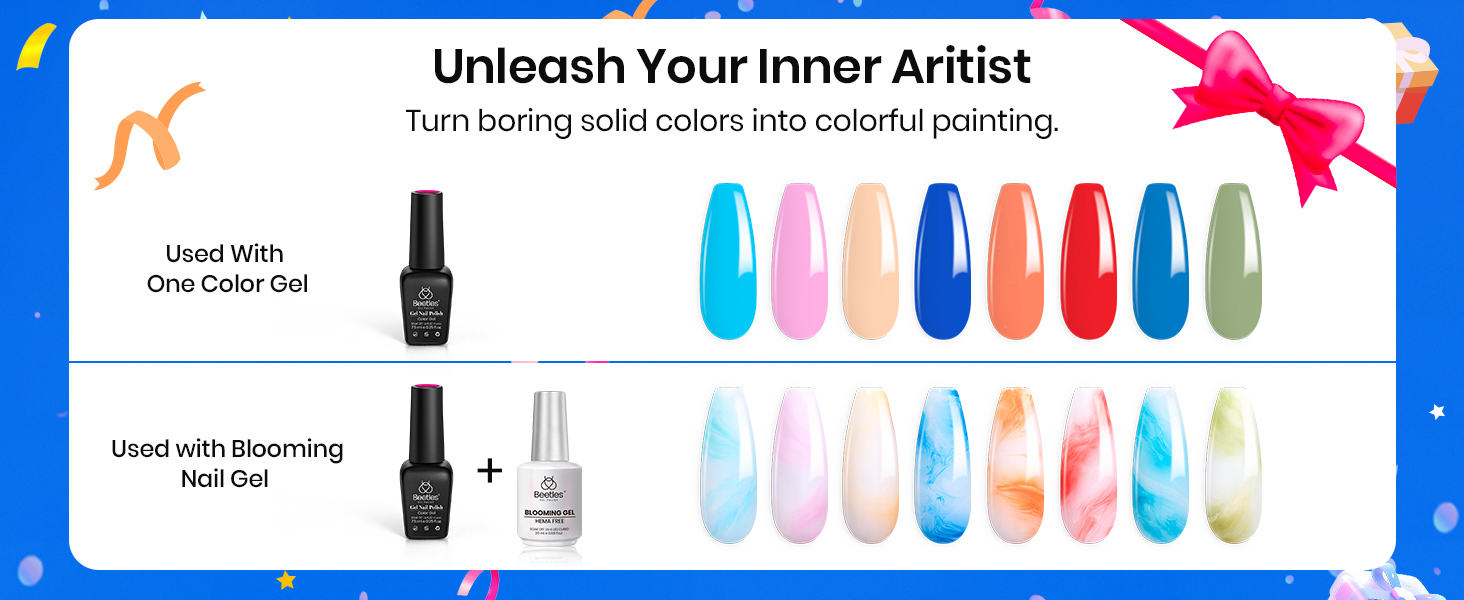 Beetles Nail Blooming Gel