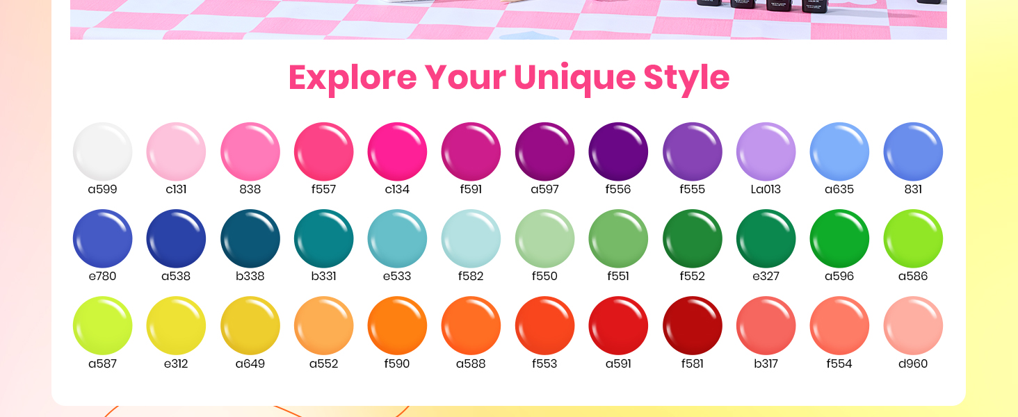summer gel nail polish