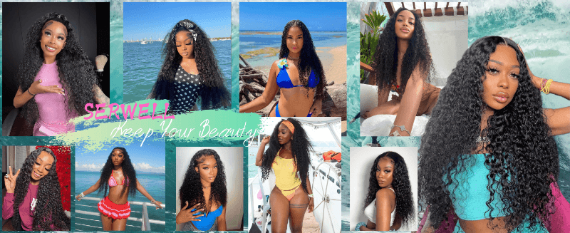13x6 Water Wave Lace Front Wigs Human Hair