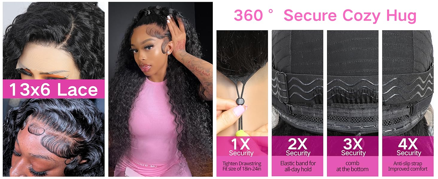wet and wavy lace front wigs human hair