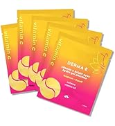 Derma E Vitamin C Bright Eyes Hydro Gel Under Eye Patches (5 Pairs), Allantoin, Caffeine & Vitami...