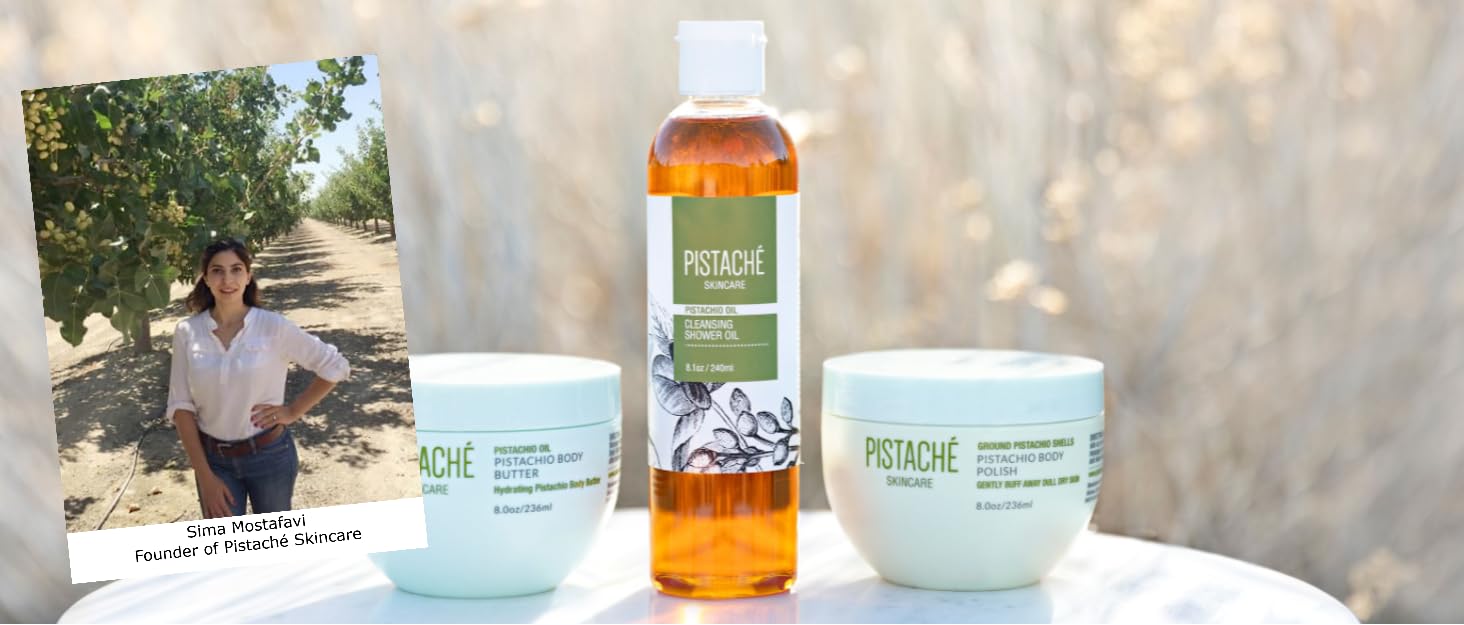 Pistache Skincare Products