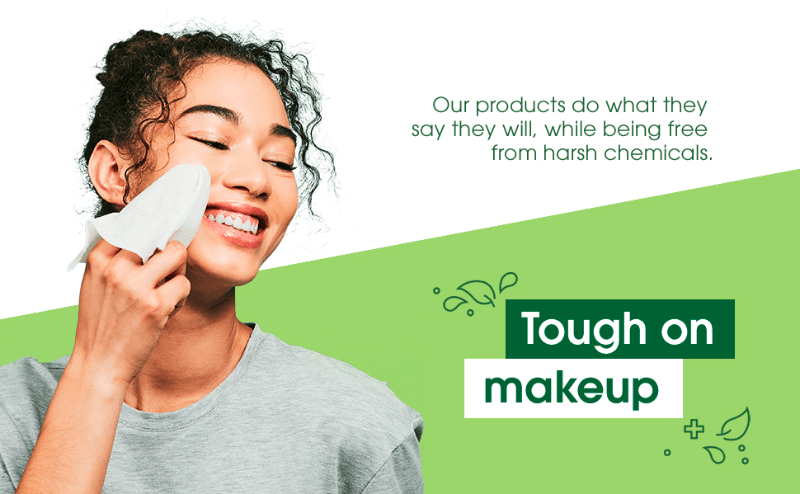 Tough on makeup