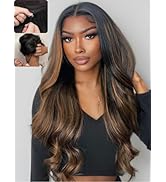 Nadula Bye Bye Knots Glueless Balayage Brown Body Wave Wig Human Hair with Drawstring, Pre Cut 7x...