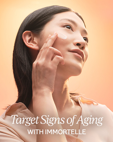 immortelle collection; loccitane;target signs of aging