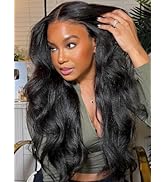 UNICE Yaki Straight Bye Bye Knots Glueless Wigs Human Hair Pre Plucked Pre Cut 7x5 Transparent La...