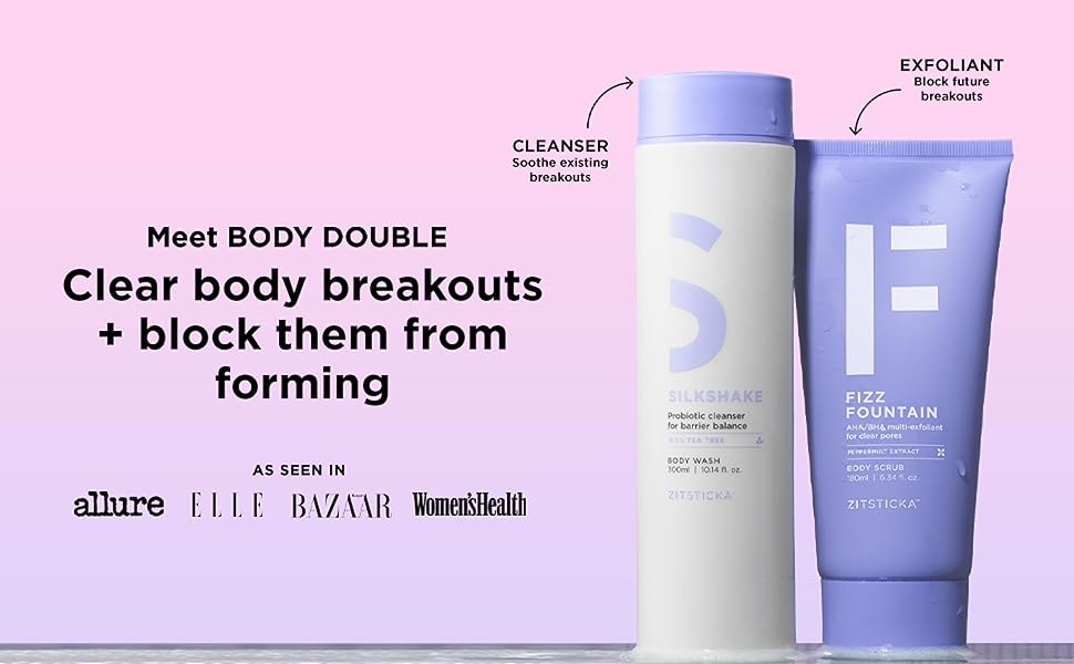 zitsticka body double acne wash