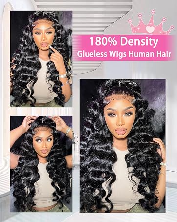 180% Density Glueless Wig Human Hair