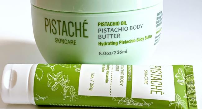 Pistaché Skincare Pistachio Oil Whipped Body Butter Trio Travel Packet Set