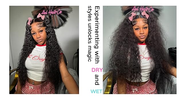 13x6 Water Wave Lace Front Wigs Human Hair