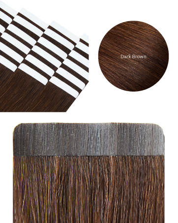 AMOY HAIR 100% Human hair Klein Blue Minimalist luxury Hair Extensions