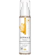 DERMA E Vitamin C Concentrated Serum with Hyaluronic Acid, Vitamin E & Aloe, All Natural, Antioxi...