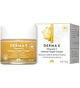 DERMA-E Vitamin C Intense Night Cream – Brightening and Hydrating Facial Skin Renewing Cream – An...