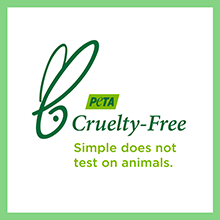 CRUELTY-FREE CERTIFIED BY PETA