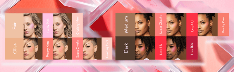 professional look blush makeup beauty powder glow face palette skin essence pure nude baked cheek
