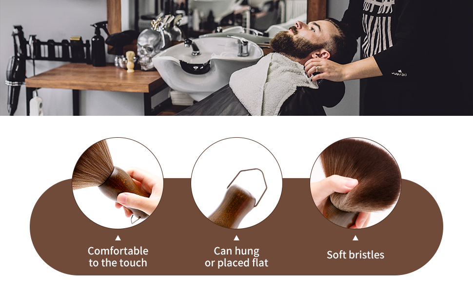 neck duster brush