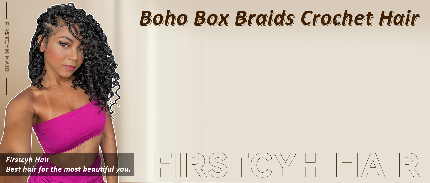 Crochet Box Braids Pre-looped Boho Crochet Braids Hair