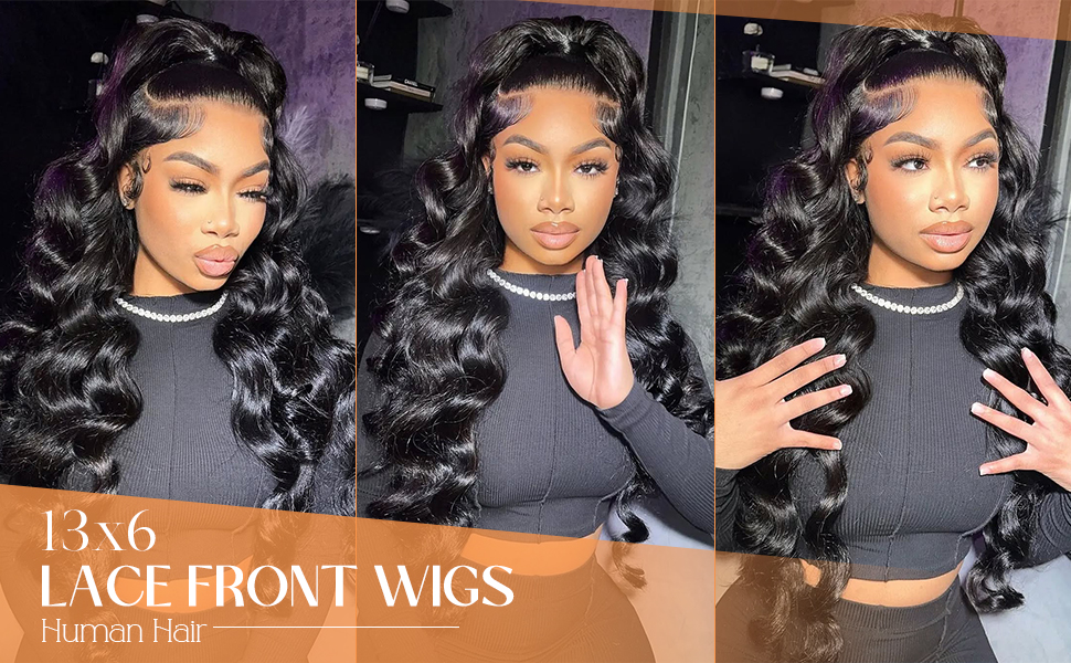 13x6 lace front wigs human hair