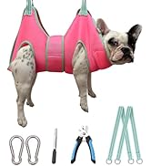 Kkiimatt Dog Grooming Hammock, Medium Hanging Harness Holder Hanger for Nail Clipping,Nail Trimmi...