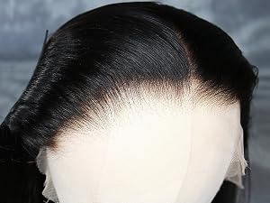 swiss hd lace front wig human hair pre plucked