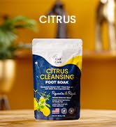 citrus foot soak wtih epsom salt cleansing