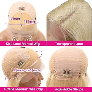 blonde lace front wigs human hair