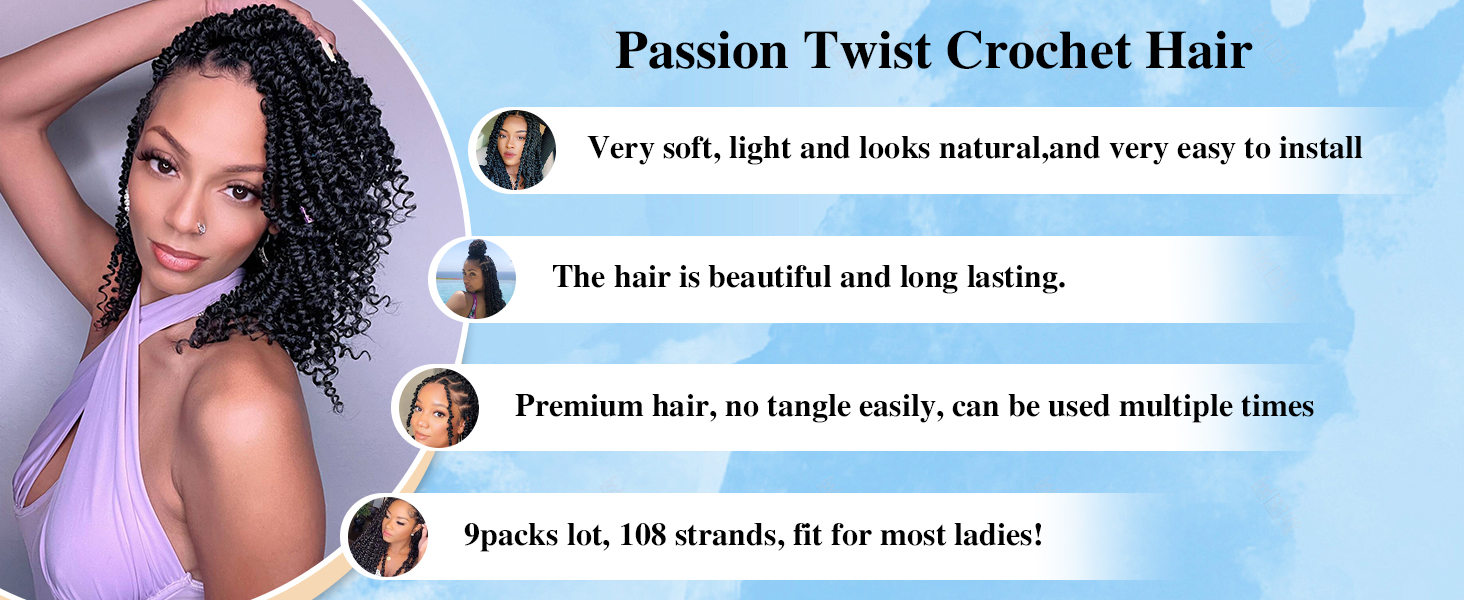 passion twist crochet hair