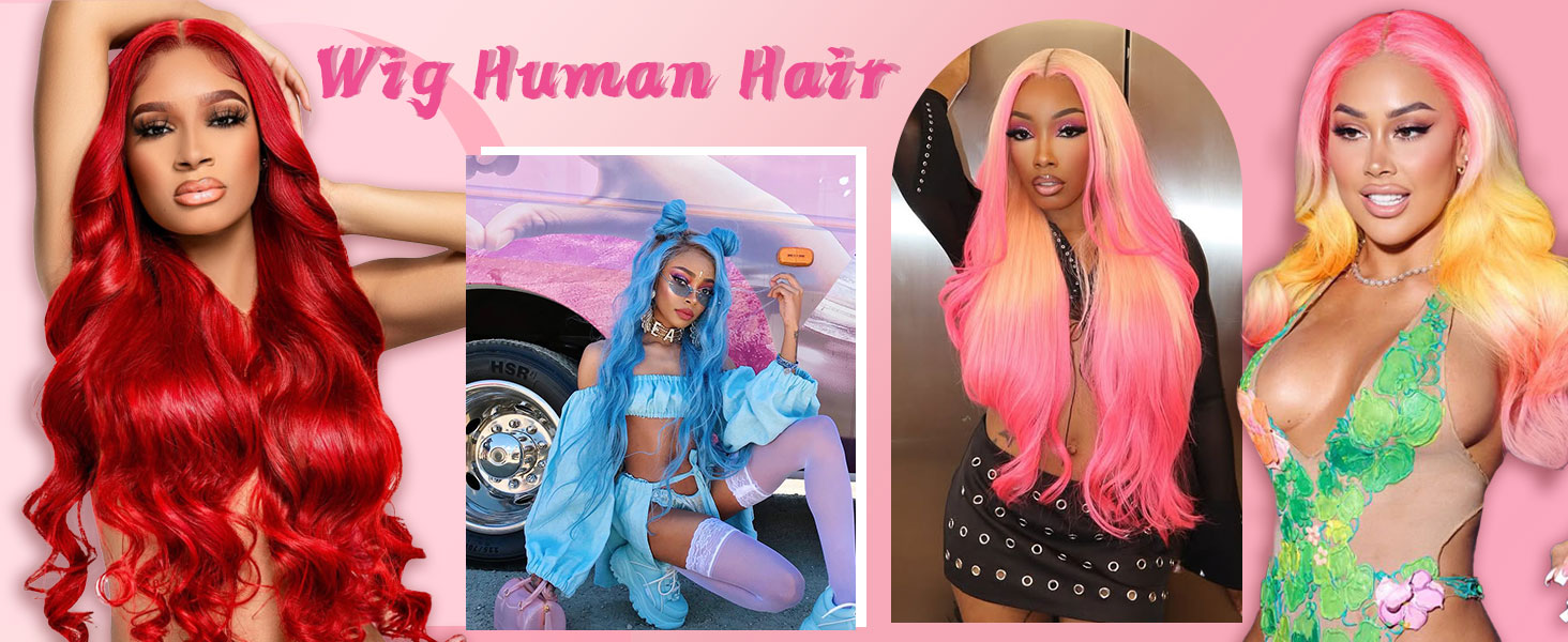 blonde wig human hair