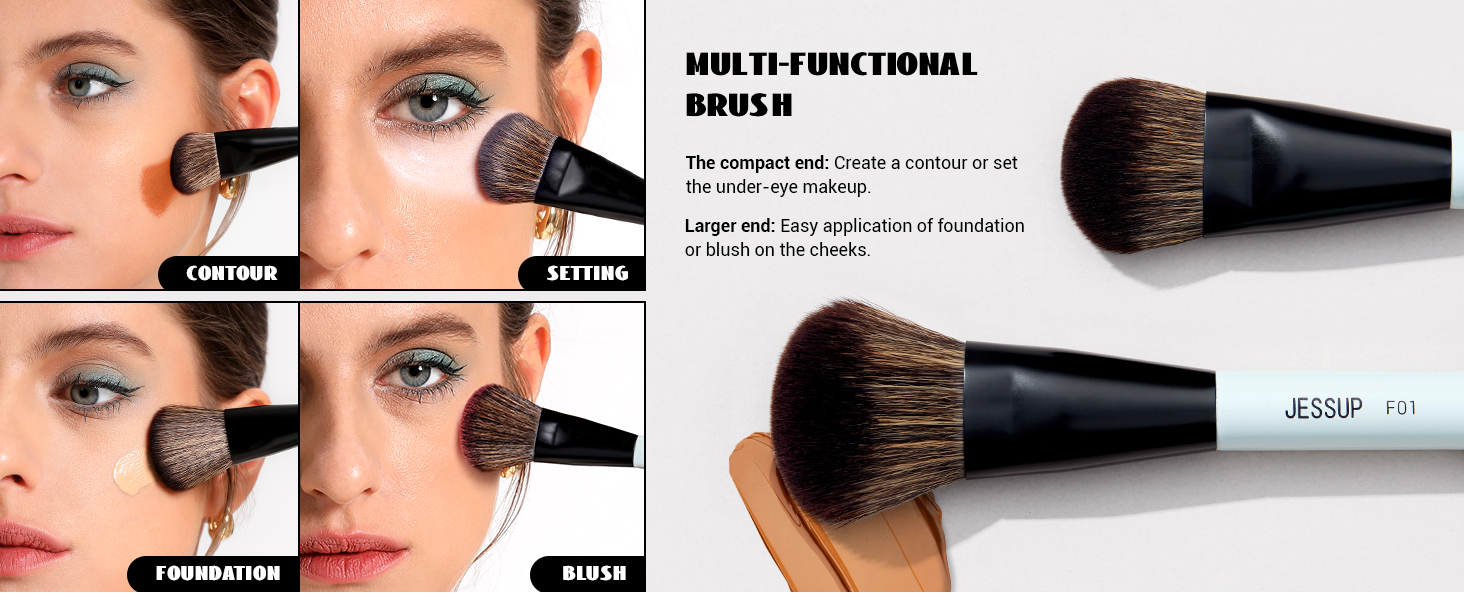 makeup brush for liquid foundation