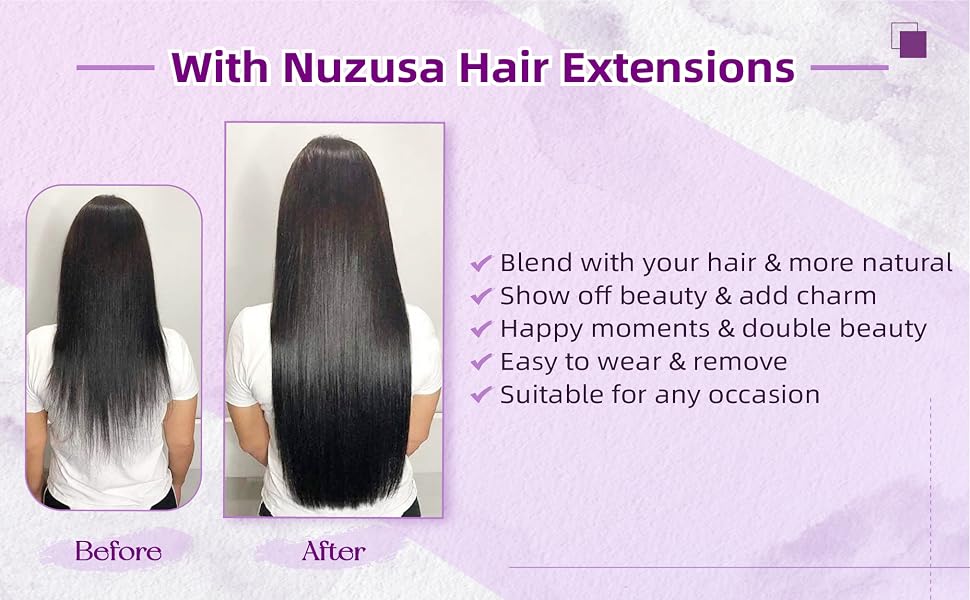 clip in hair extensions
