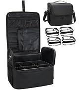Makeup Train Case Large Makeup Bag Travel Makeup Organizer Case Professional Cosmetic Bag Makeup ...