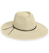Wallaroo Hat Company Women’s Monetecito Fedora – UPF 50+ UV Protection, Wide Brim, Medium Size, P...