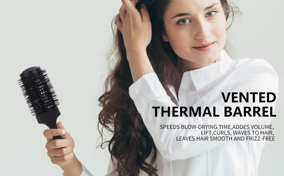 Large Ceramic Round Brush for Blow Drying