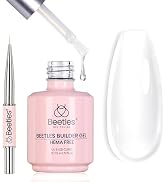 Beetles Builder Nail Gel 7 in 1 Clear Builder Gel Hema-Free for Nail Apex & Extension Strengthene...