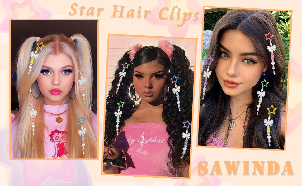 Hair Clips Hair Accessories Hair Clip Hair Pins Y2k Accessories Barrettes for Women Hair Jewel