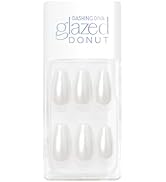 Dashing Diva Magic Press Nails - Vanilla Glaze | Medium, Coffin Shaped Press On Nails | Long Last...
