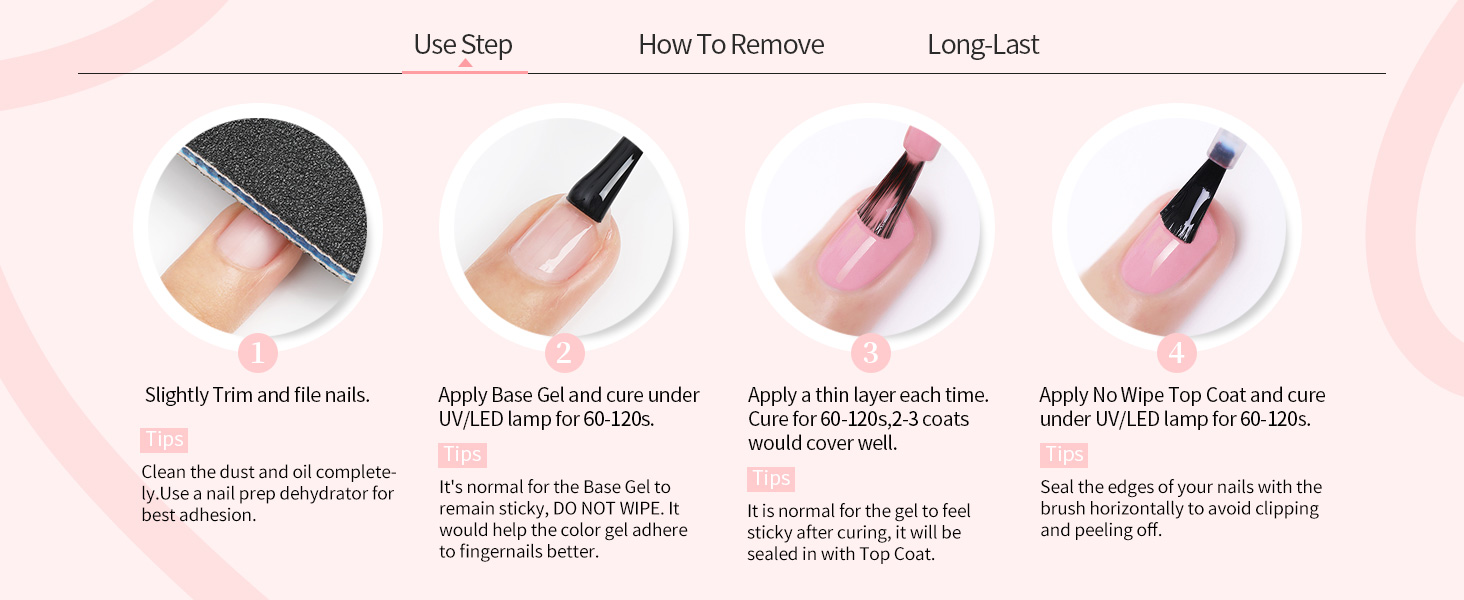 Jelly Pink Gel Nail Polish