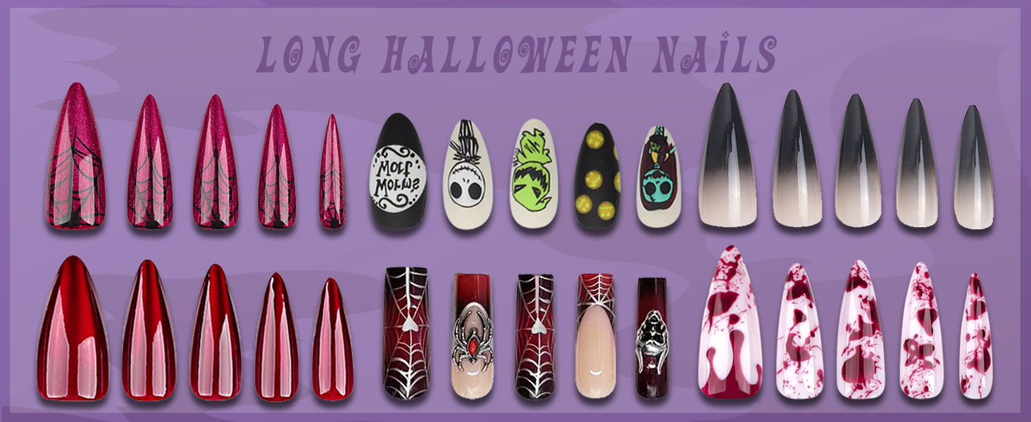 Halloween Press on Nails