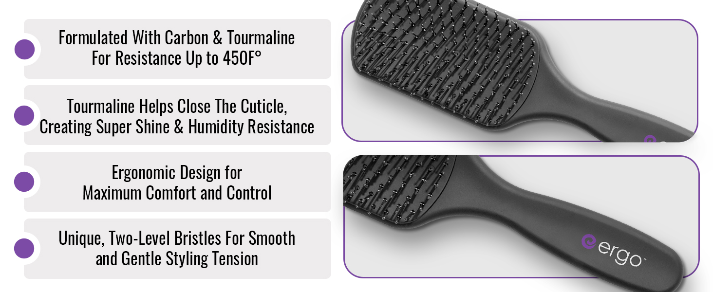 Ergo Super Gentle Mini Paddle Hair Brush