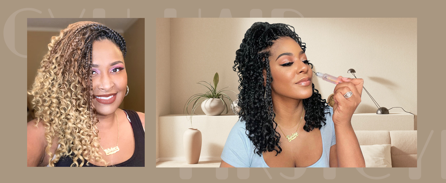 Boho Box Braids Crochet Braids Hair Bohomian Box Braid Crochet Hair for Black Women