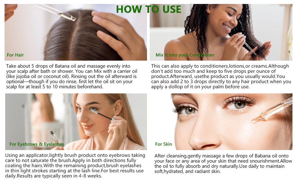 Batana Oil for Hair Growth & Skin Care