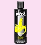 ARCTIC FOX Vegan and Cruelty-Free Semi-Permanent Hair Color Dye (8 Fl Oz, NEON MOON)