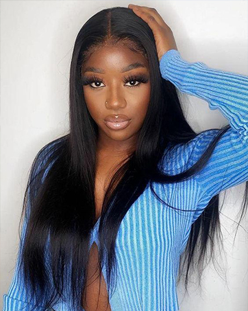 straight lace front wig 22 inch