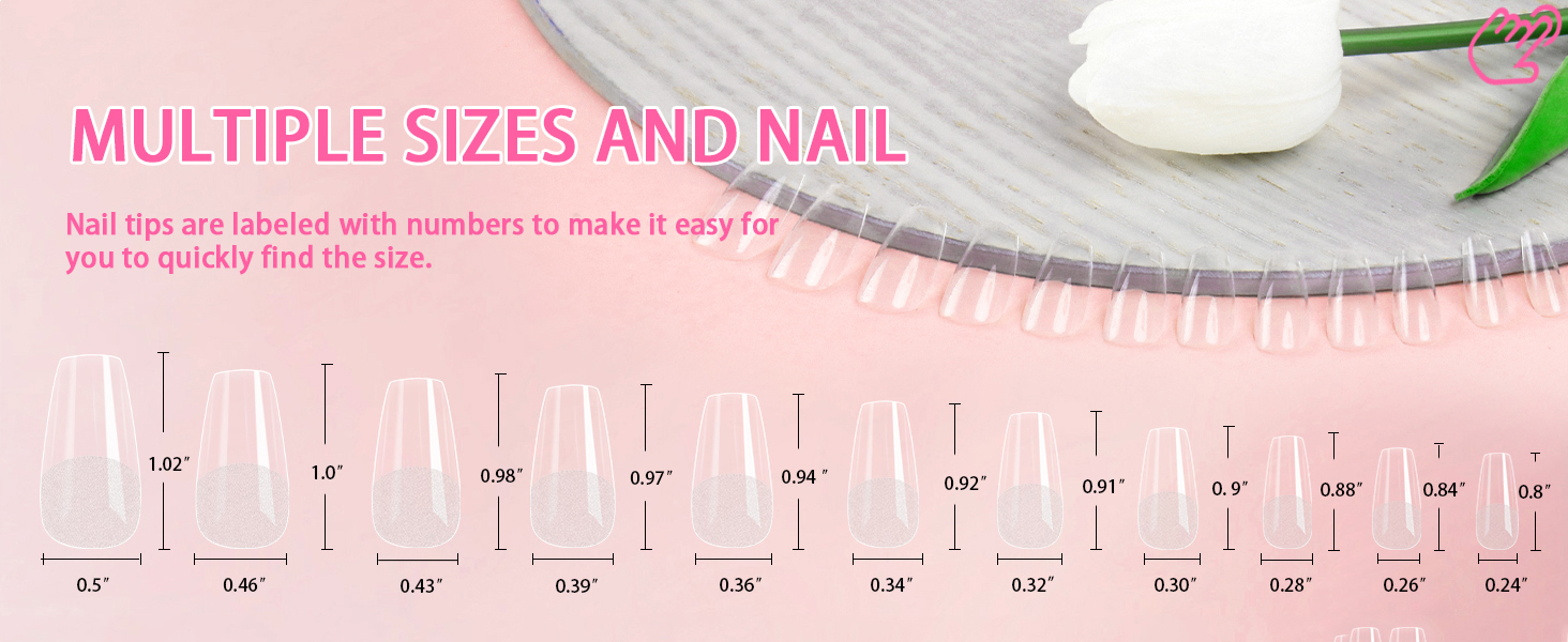 medium coffin nail size